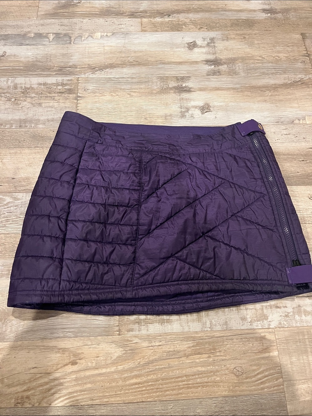 Smartwool Purple Quilted Mini Puffy Skirt